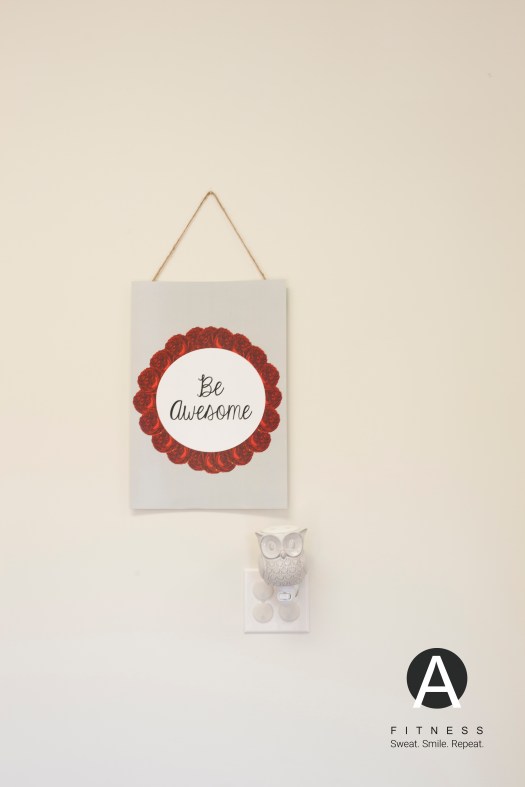 a fitness advertising