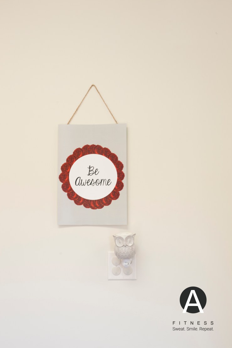 a fitness advertising